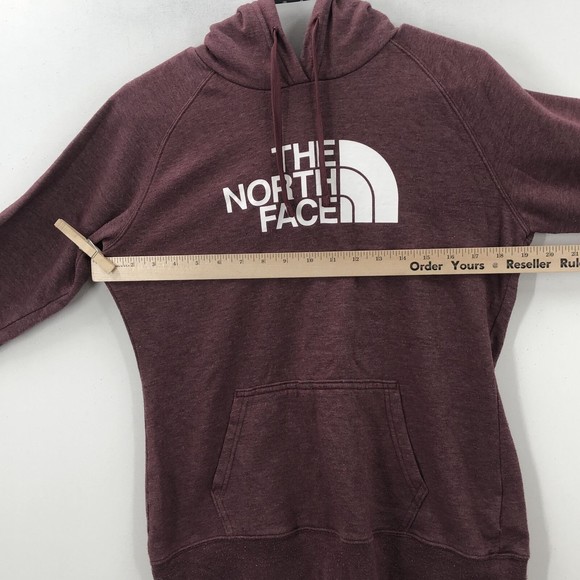 The North Face Womens Purple Drawstring Long Sleeve Pullover Hoodie Size Small - Picture 2 of 8
